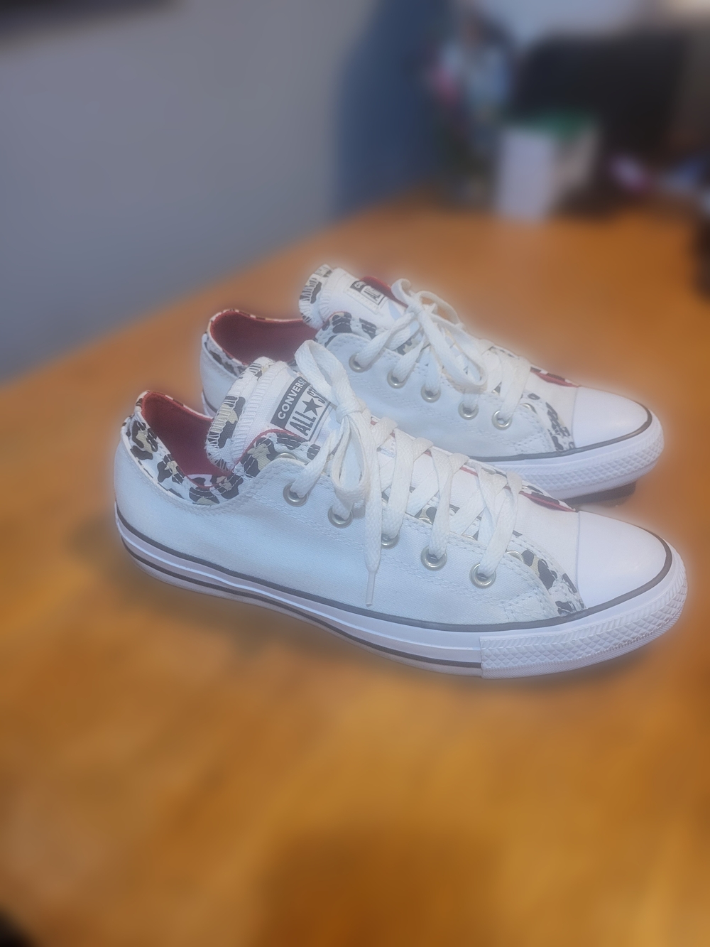 Converse Chuck Taylor 567041F Leopard White Women’s 10